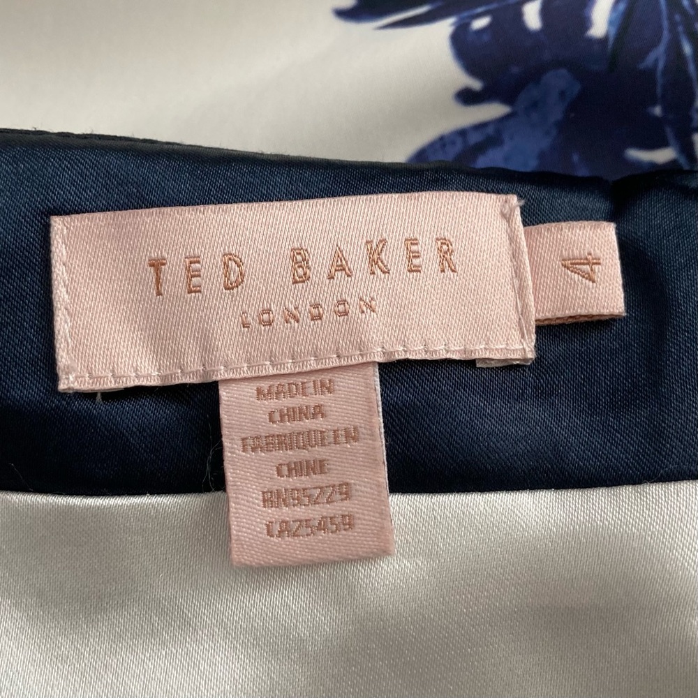 Ted Baker Blue Molliat Shift Dress Halter with Bow... Absolutely stunning! - Picture 8 of 10